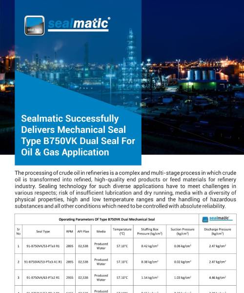 Sealmatic-Successfully-Delivers-Mechanical-Seal-Type-B750VK-Dual-Seal-for-Refinery-Application