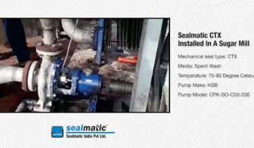 Sealmatic CTX Installed In A Sugar Mill 